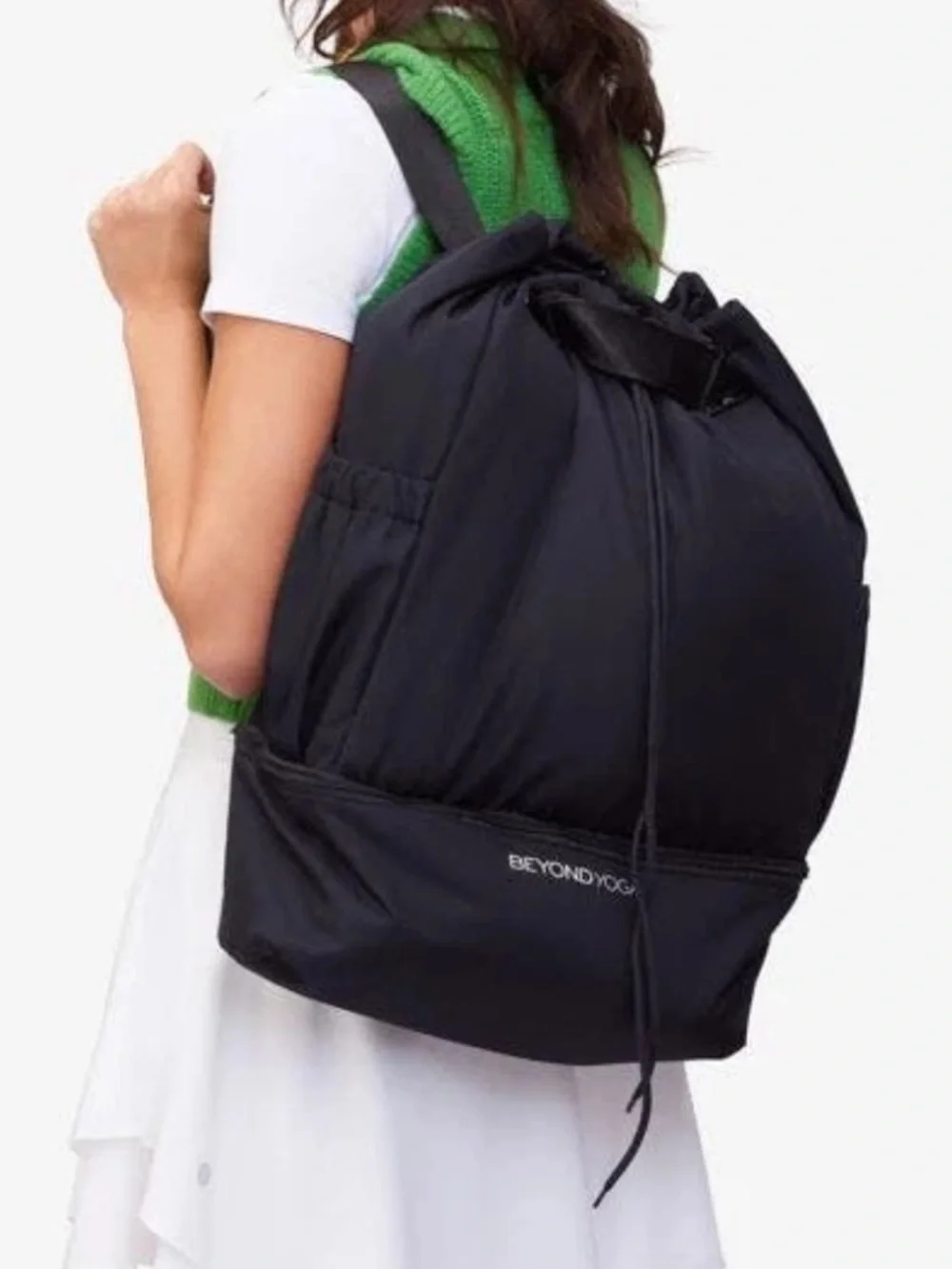 Beyond Yoga Convertible Black Gym Bag